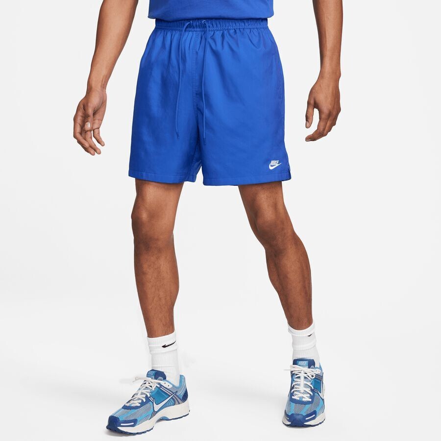

Клубные тканые шорты с струящимся эффектом NIKE, цвет game royal/white