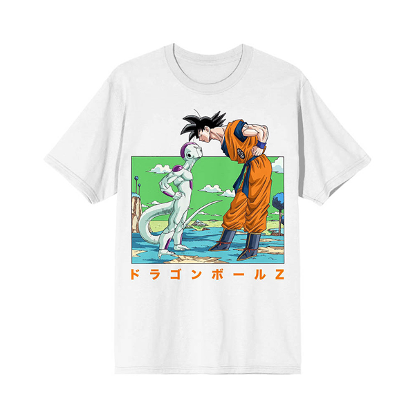 Футболка Dragon Ball Z Goku и Frieza, белый liasoso 3d print women men anime dragon ball z super goku vegeta frieza hooded pullover hoodies sweatshirts zipper jacket x0961
