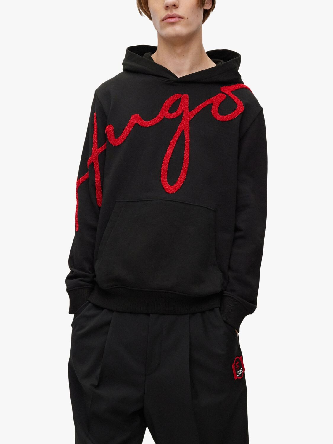 

Толстовка с логотипом HUGO Dokapi HUGO BOSS, черный