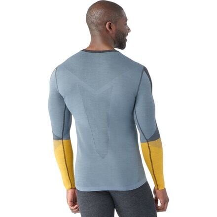 

Intraknit Merino 200 Colorblock Crew мужские Smartwool, цвет Charcoal/Honey Gold