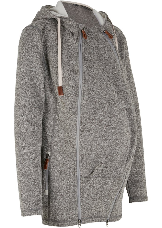 Флисовая куртка для новорожденных/флисовая куртка для беременных Bpc Bonprix Collection, серый