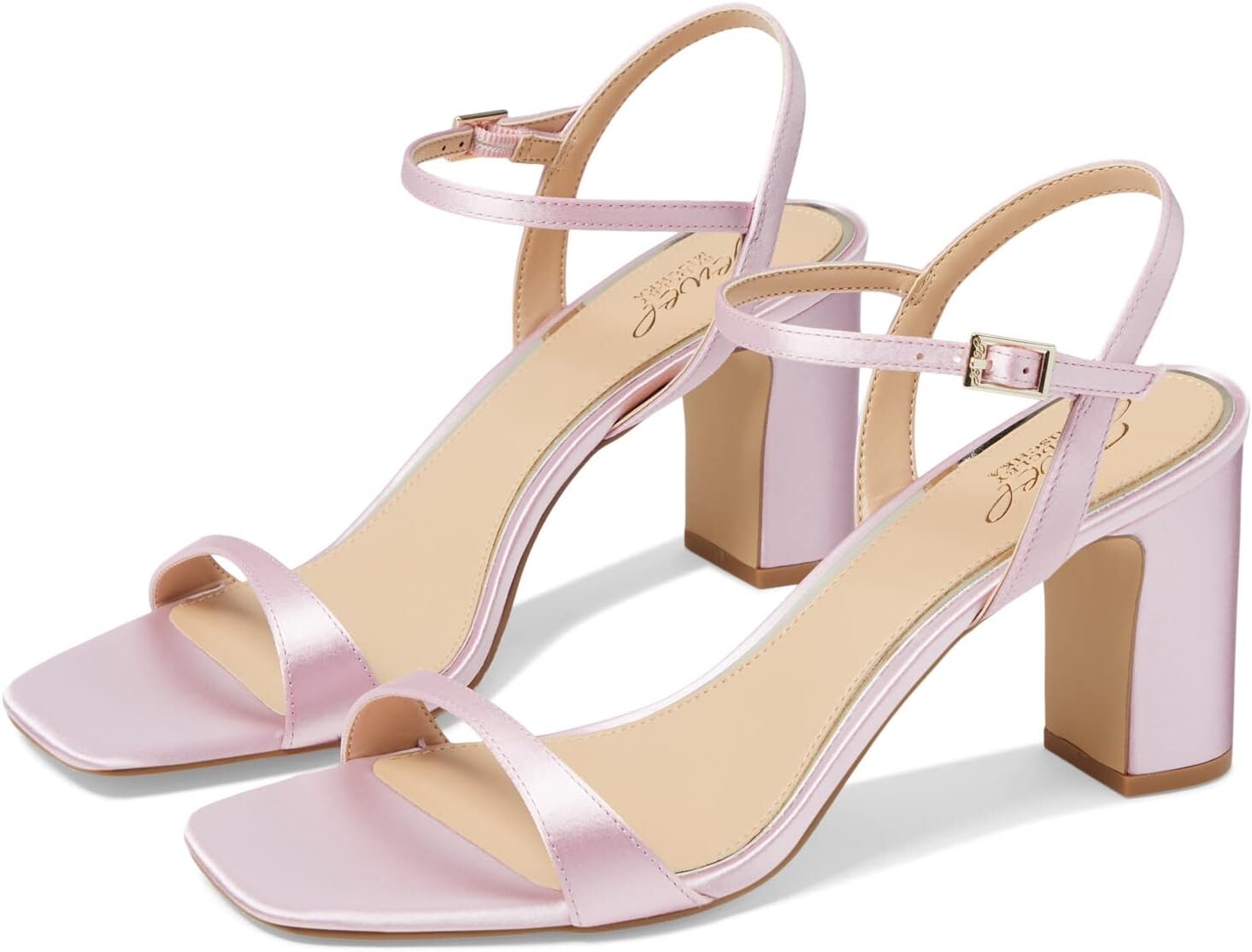 

Босоножки Rayla Jewel Badgley Mischka, цвет Pale Pink