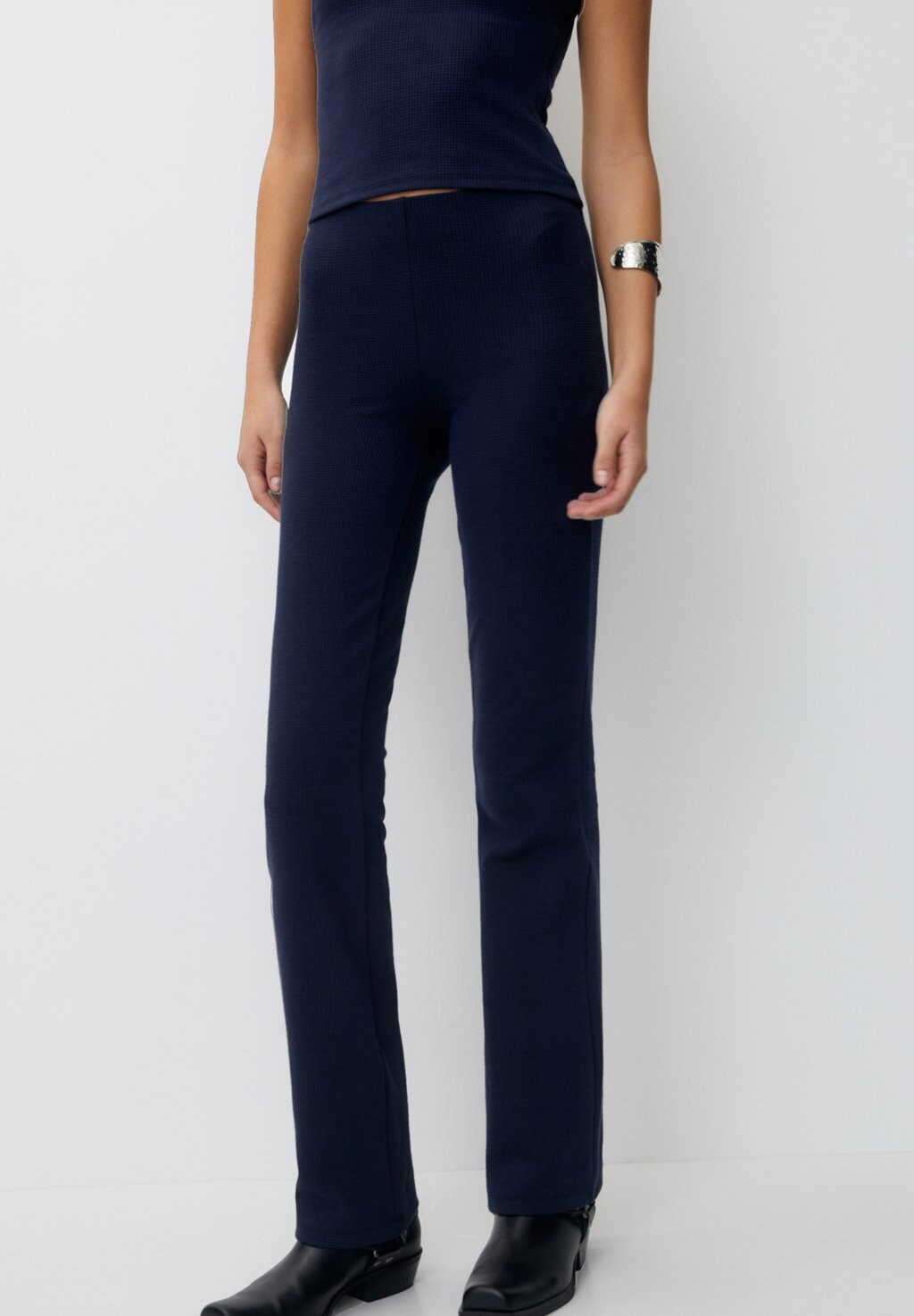 

Брюки Jacquared PULL&BEAR, цвет dark blue