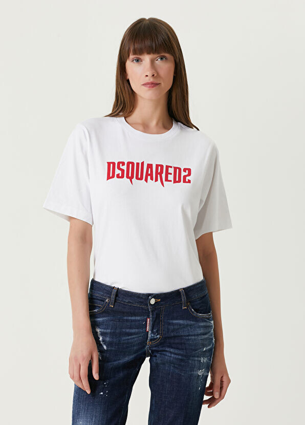 

Футболка с логотипом Dsquared2, белый