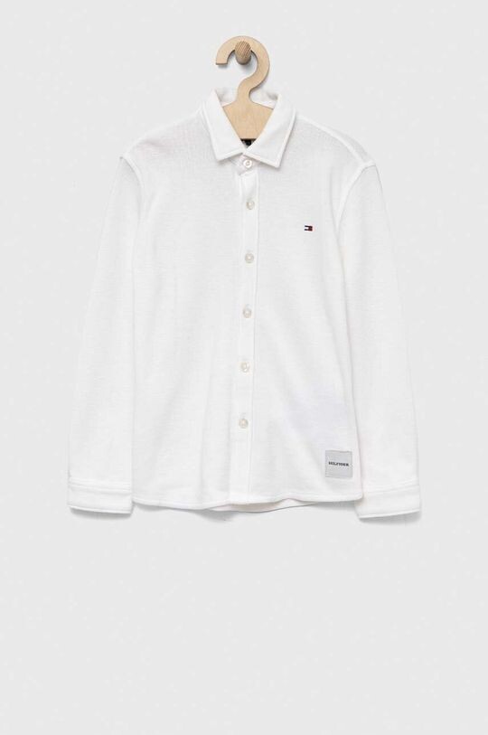 

Детская хлопковая рубашка Tommy Hilfiger, белый