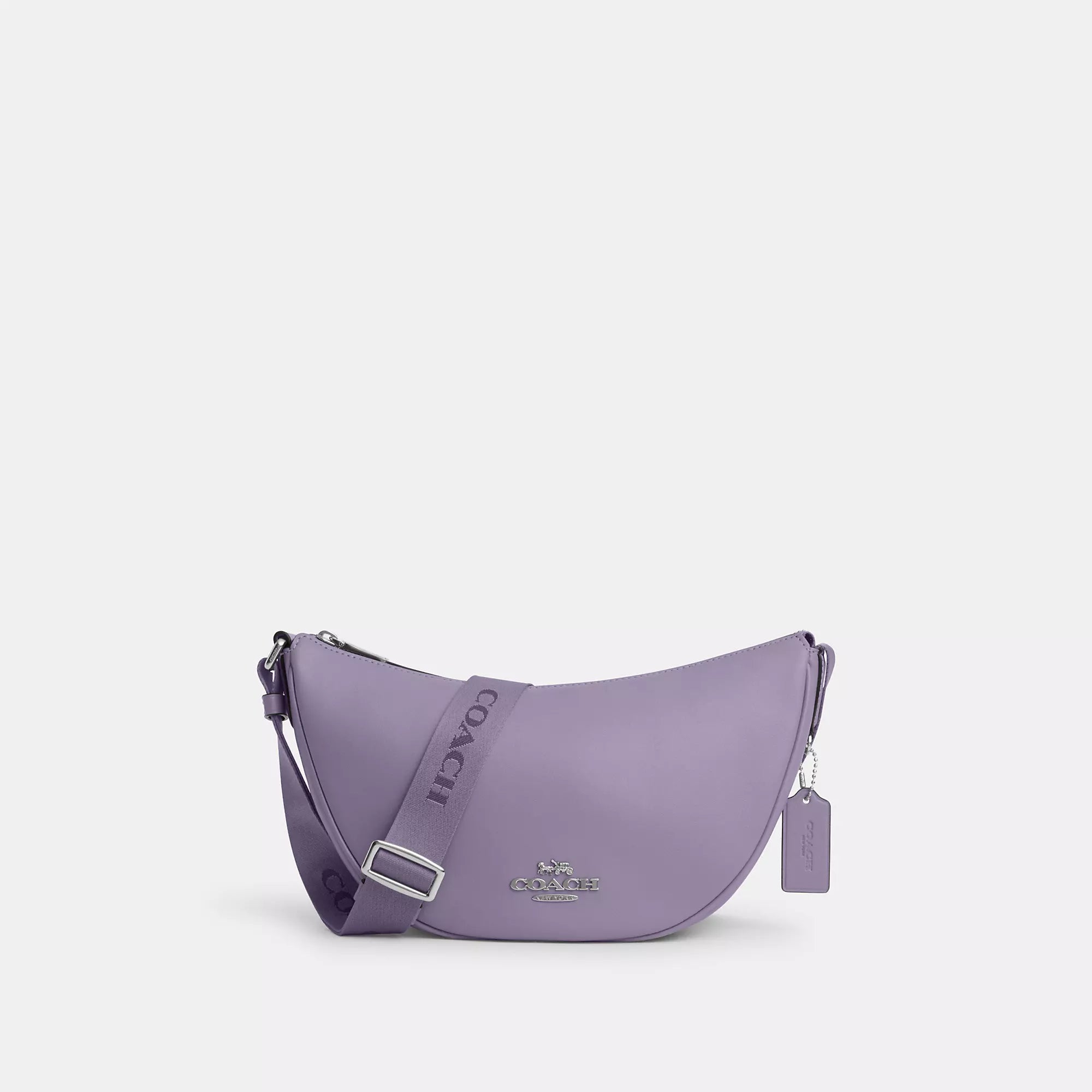 

Сумка через плечо Coach Outlet Pace, цвет Silver/Light Violet