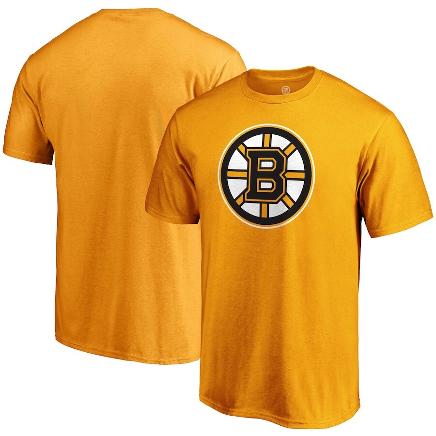 

Футболка с коротким рукавом Fanatics Branded Boston Bruins, золотой