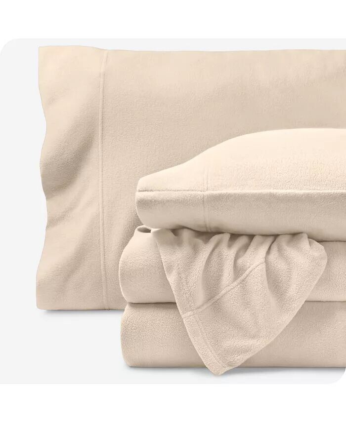 

Комплект простыней из флиса Bare Home, коричневый