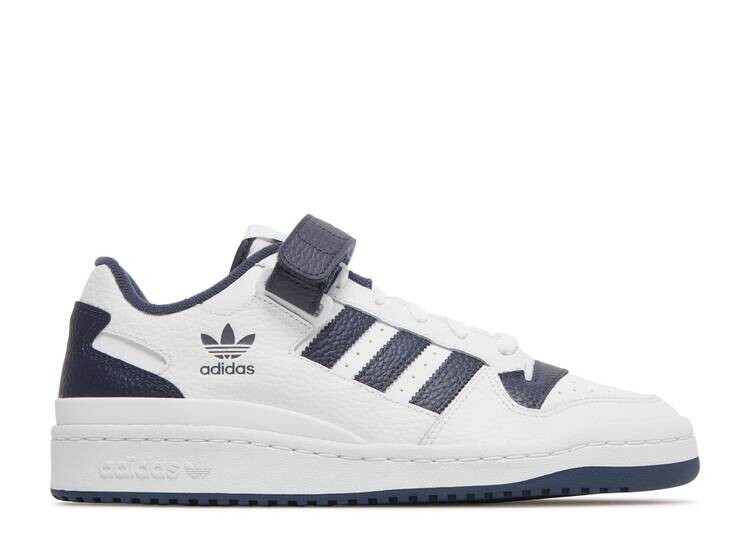 Кроссовки Adidas FORUM LOW 'WHITE SHADOW NAVY', белый кроссовки adidas forum low white crew navy белый