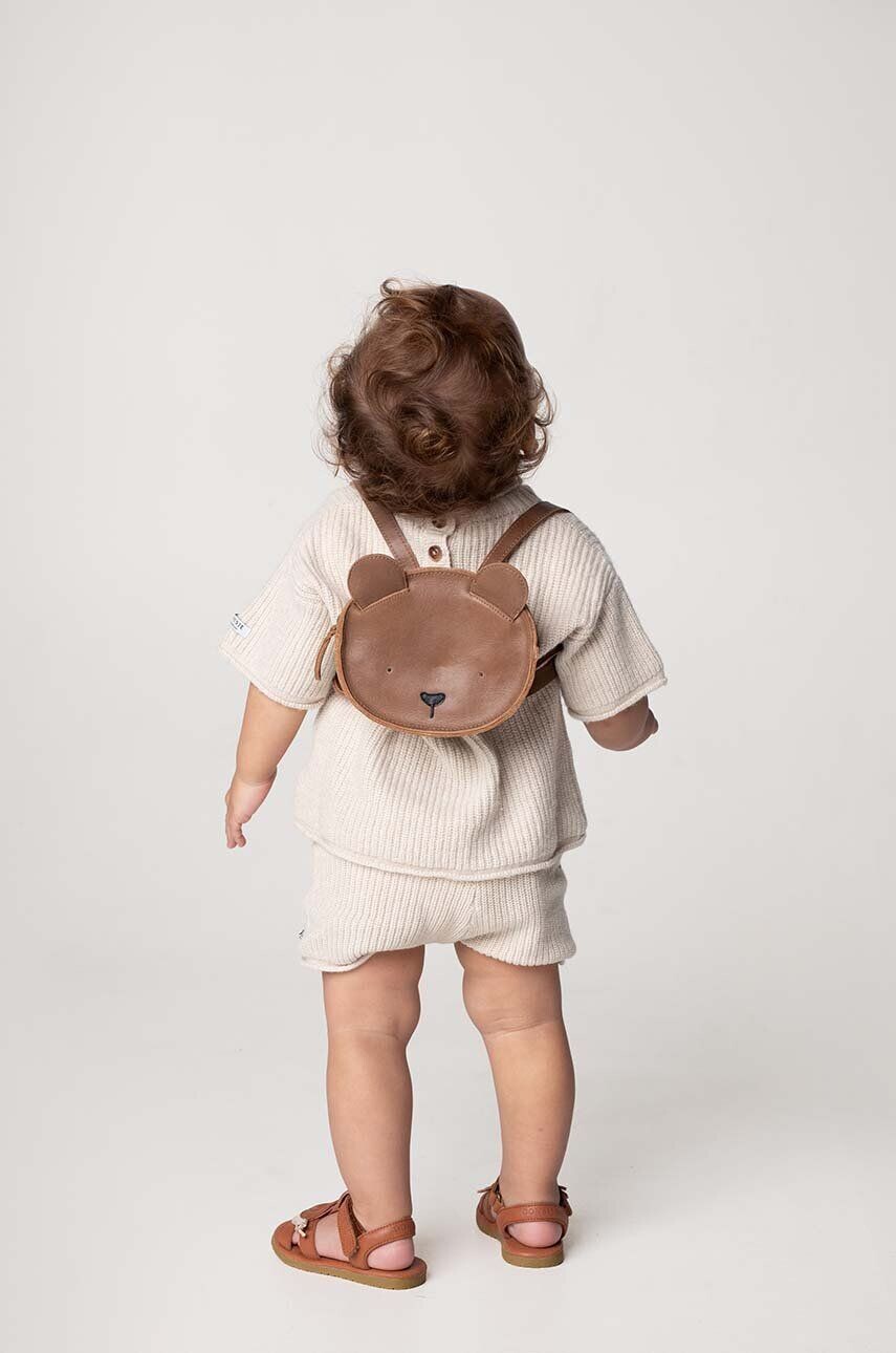 

Детский кожаный рюкзак Donsje Kapi Classic Backpack Bear, коричневый