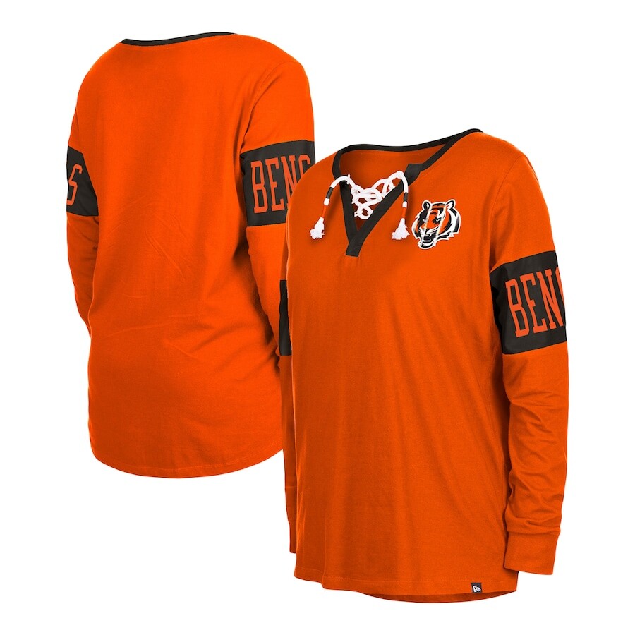 

Футболка с длинным рукавом New Era Cincinnati Bengals, оранжевый