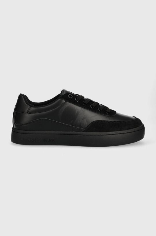 

Кожаные кроссовки CLASSIC CUPSOLE LACEUP MIX LTH Calvin Klein Jeans, черный