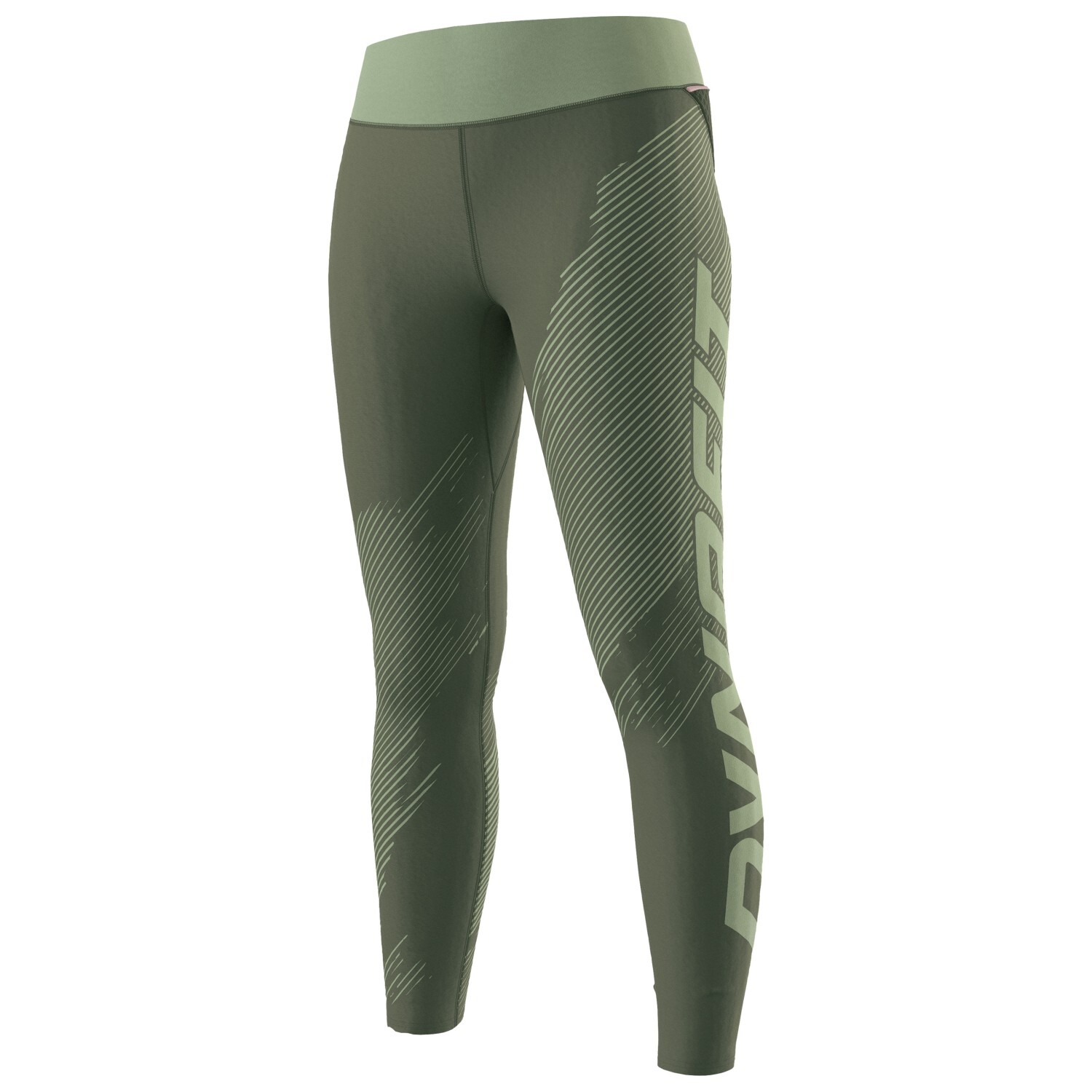 

Колготки для бега Dynafit Women's Ultra Graphic Long, цвет Thyme/5290