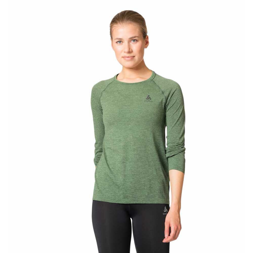 

Футболка с длинным рукавом Odlo Crew Essential Seamless, зеленый