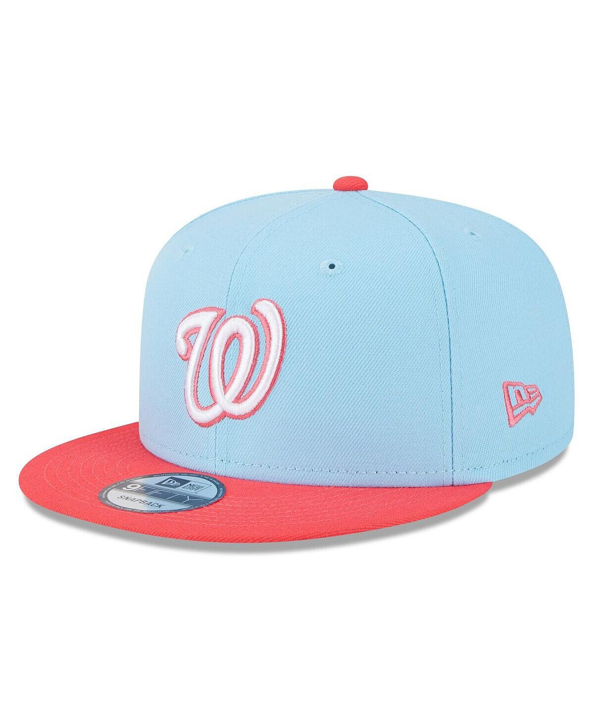 

Мужская голубая и красная кепка Washington Nationals Spring Basic двухцветная кепка Snapback 9FIFTY New Era