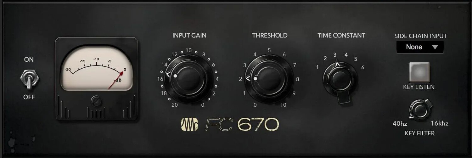 

PreSonus FC-670 Плагин компрессора Fat Channel