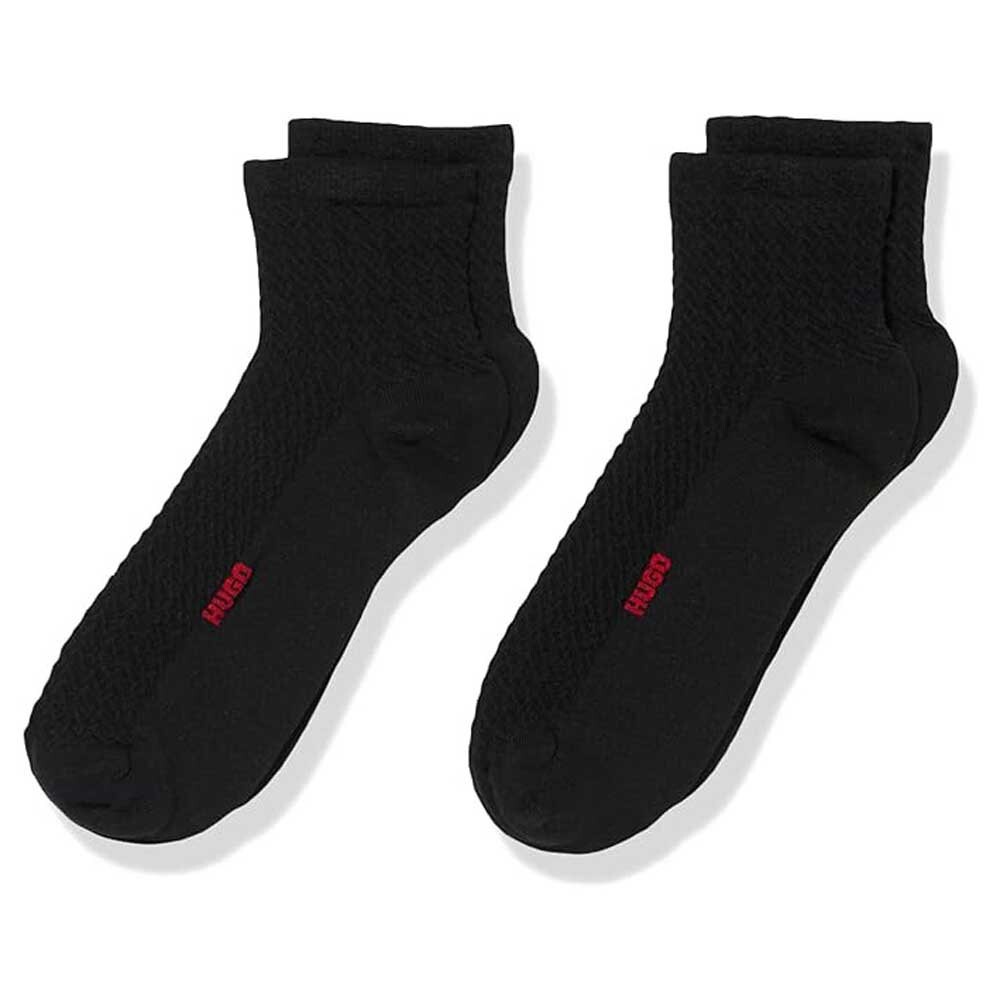 

Носки HUGO Sh Braid Cc 2 шт, черный