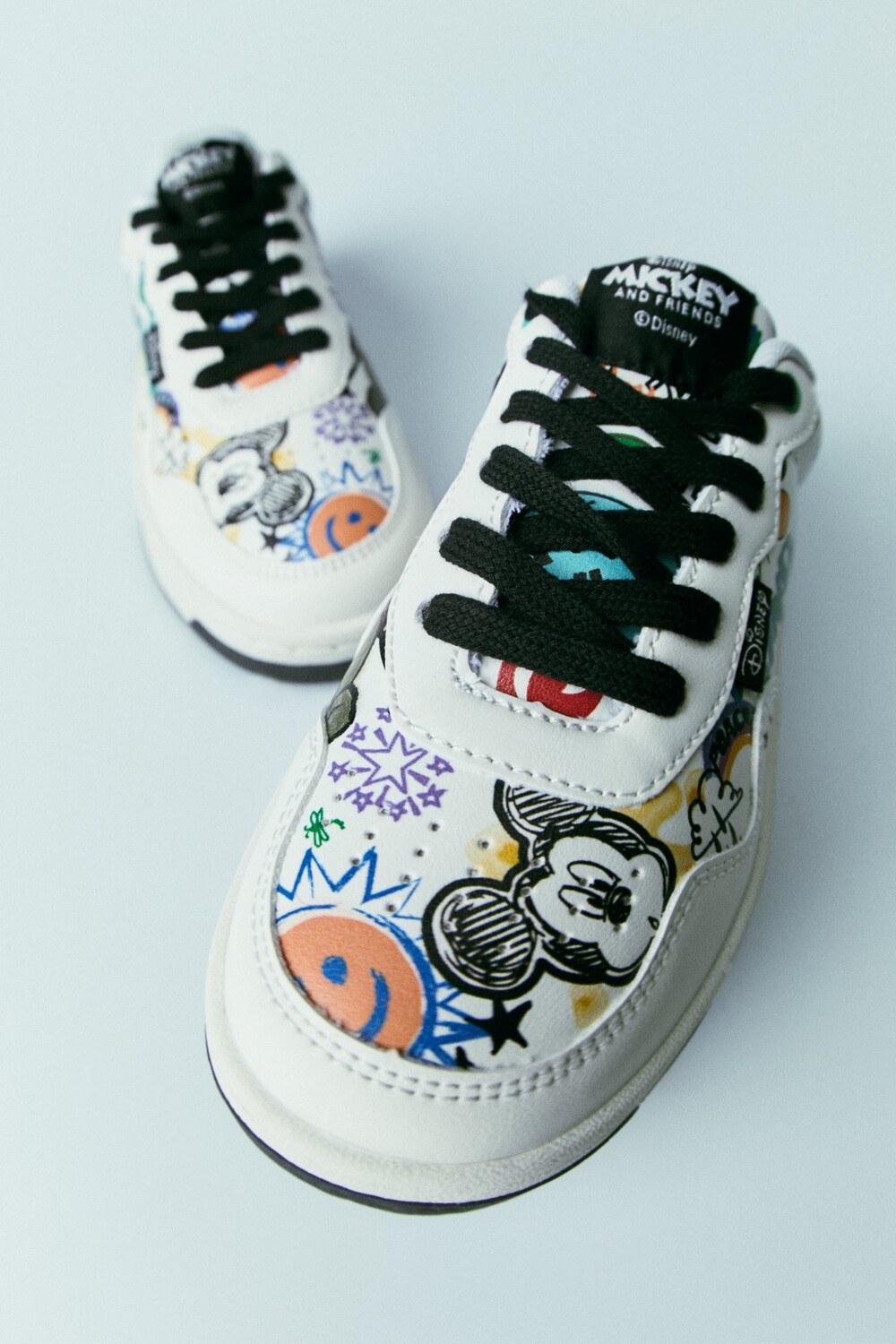 

Микки маус и друзья disney sneakers Zara, белый