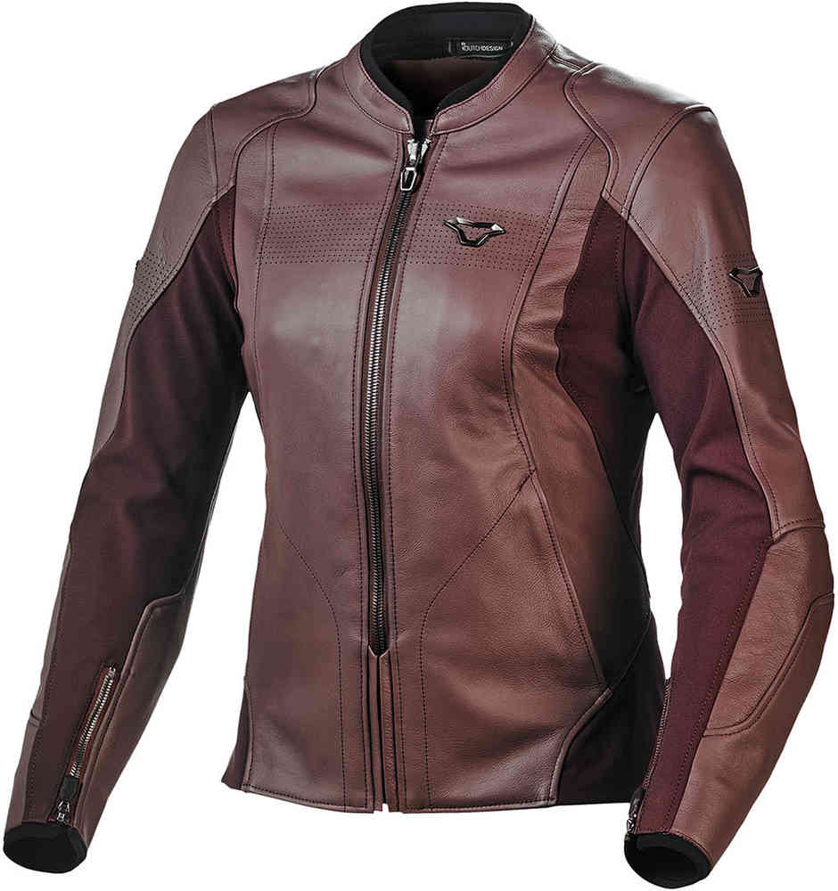 цена Женская мотоциклетная кожаная куртка Tequilla Macna, лила