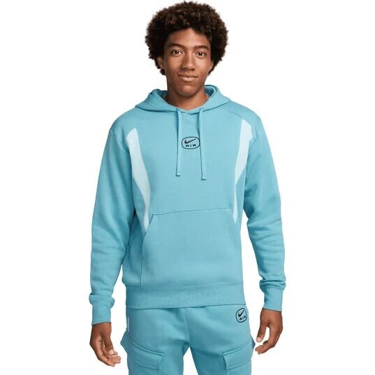 

Флисовая худи Nike Air, цвет Denim Turq/Glacier Blue/Black