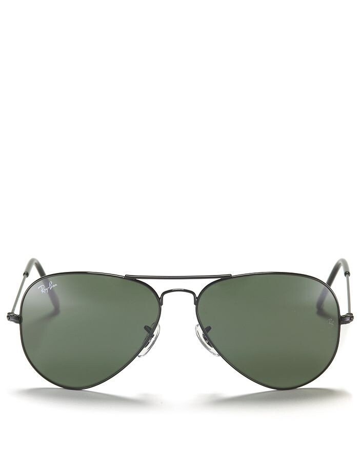 

Оригинальные солнцезащитные очки-авиаторы Brow-Bar, 58 мм Ray-Ban
