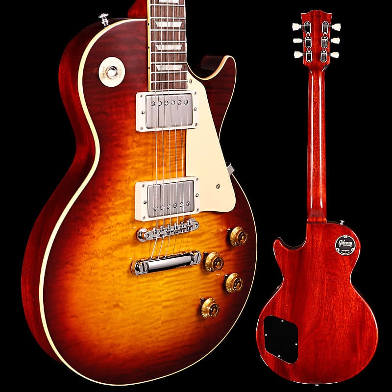 

Электрогитара Gibson 59' Les Paul Standard, HAND SELECTED TOP Factory Burst Gloss 8lbs 7.1oz