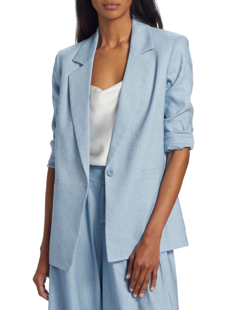 

Льняной блейзер Denny Alice + Olivia, цвет Chambray