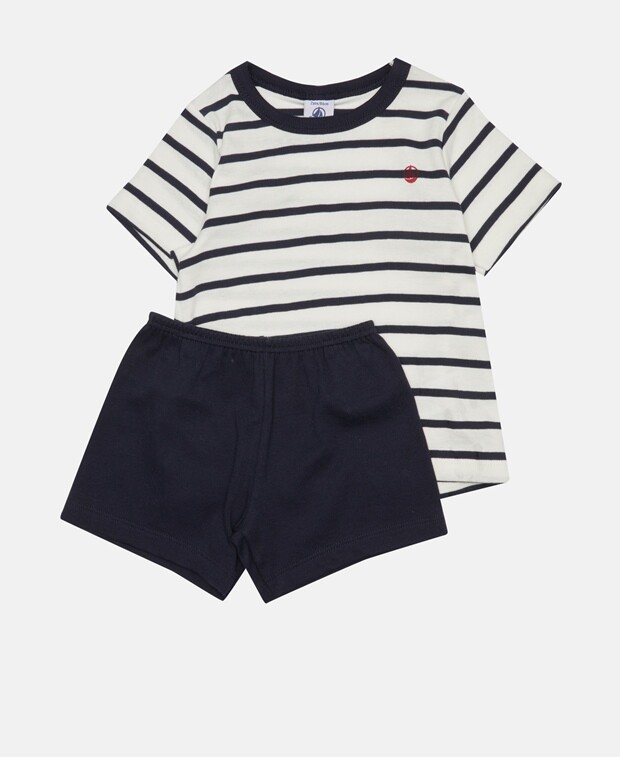 

Пижама Petit Bateau, темно-синий