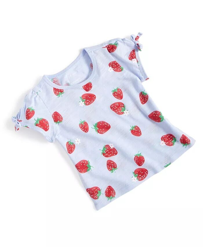 

Футболка Strawberry Garden для маленьких девочек First Impressions, синий