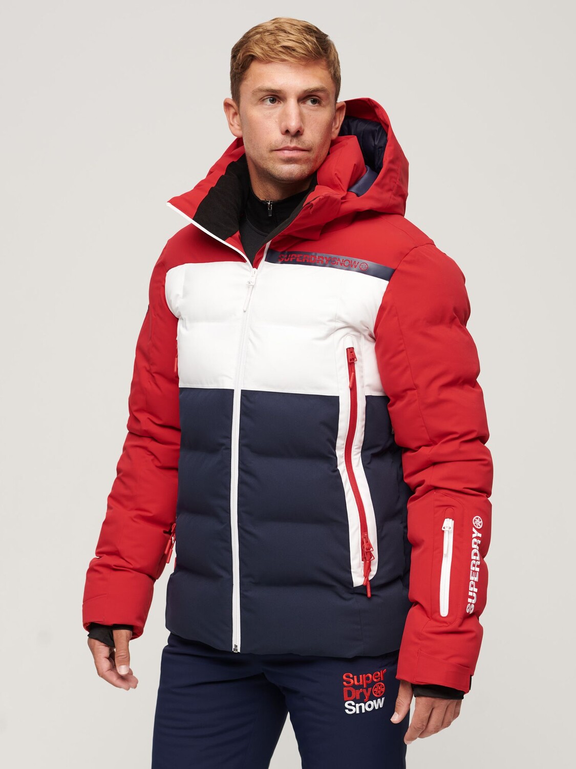

Пуховик Ski Radar Pro Superdry, рич флот