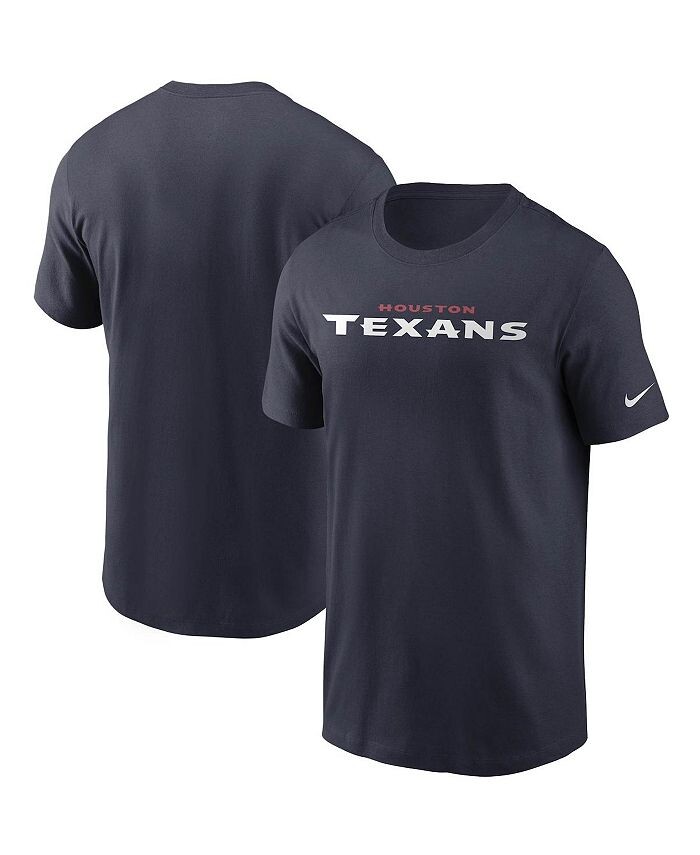 

Мужская темно-синяя футболка с надписью Houston Texans Team Nike, синий