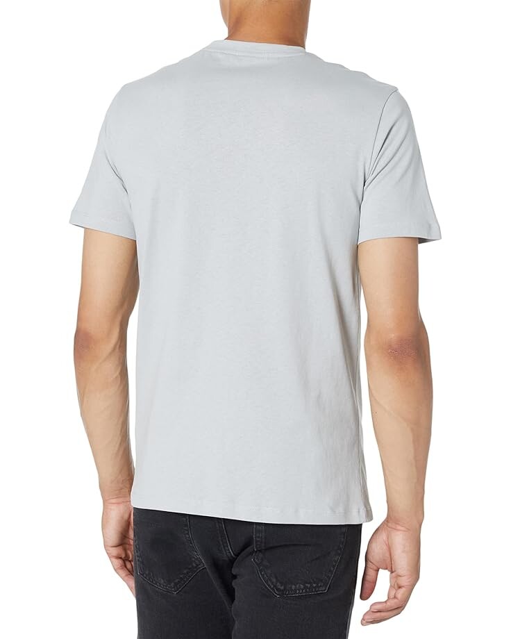 

Футболка BOSS Tonal Woven Patch Logo Jersey T-Shirt, цвет Pewter Grey
