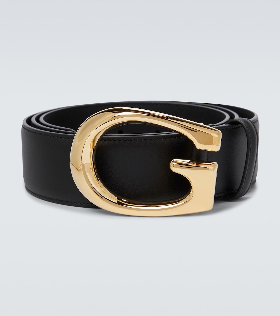 

Ремень с пряжкой G Gucci, черный