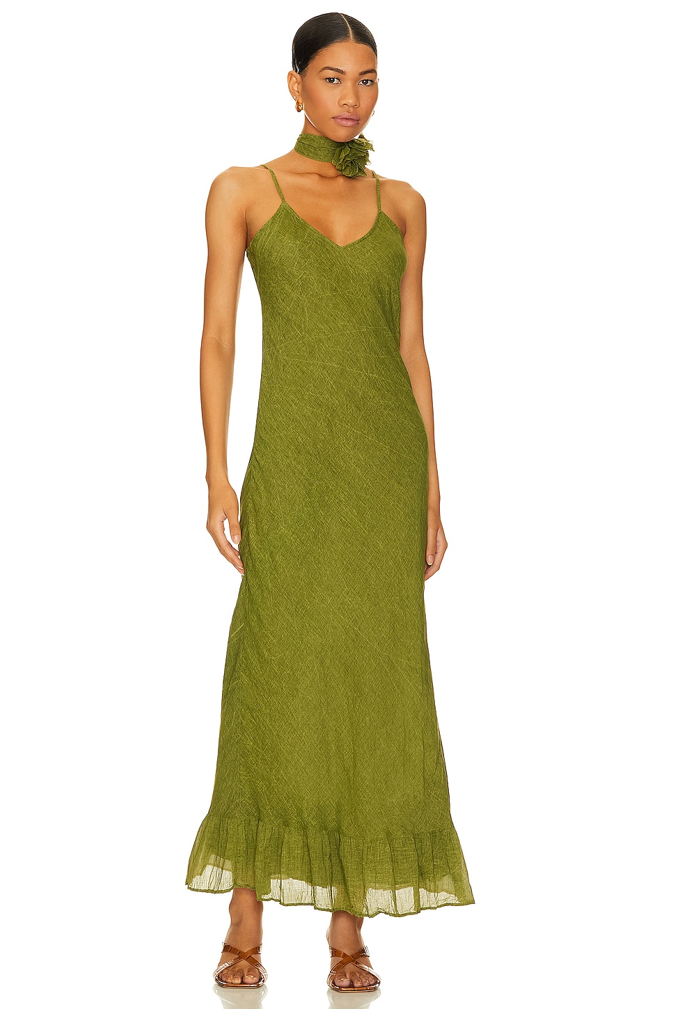 Платье Mes Demoiselles Nuval, зеленый mes demoiselles длинное платье