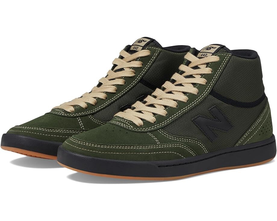 

Кроссовки New Balance Numeric 440 High, цвет Olive/Black