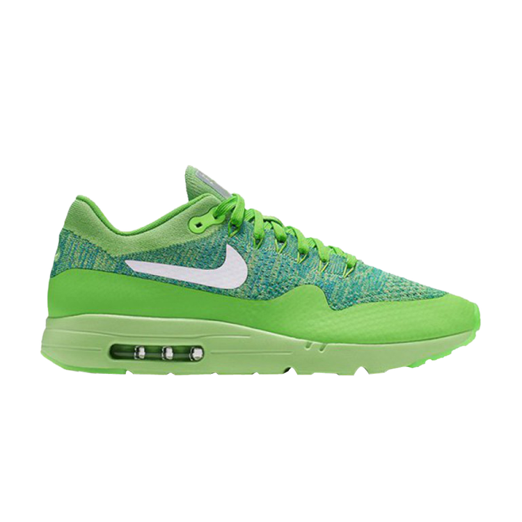 

Кроссовки Nike Air Max 1 Ultra Flyknit 'Voltage Green', зеленый