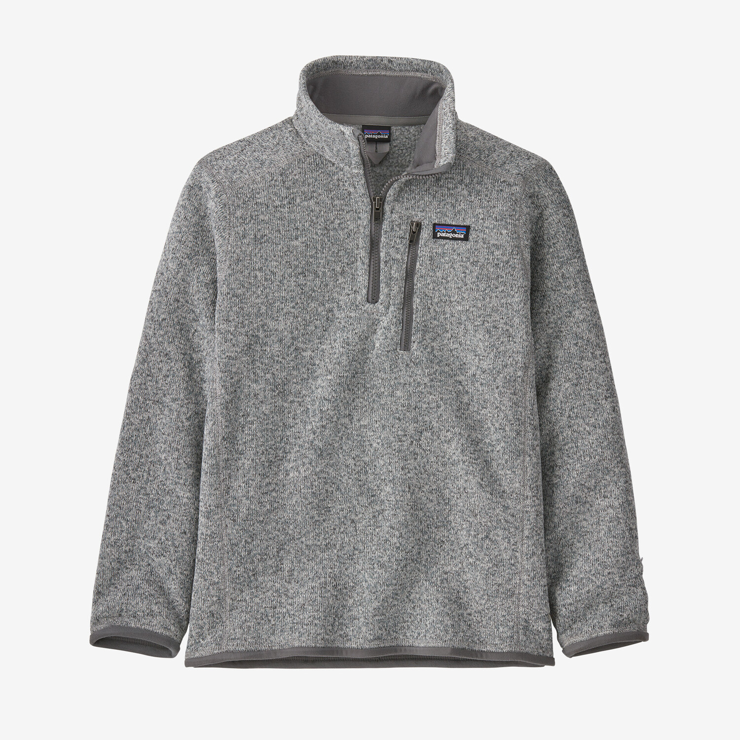 

Детский флисовый свитер с молнией 1/4 Patagonia, цвет Stonewash