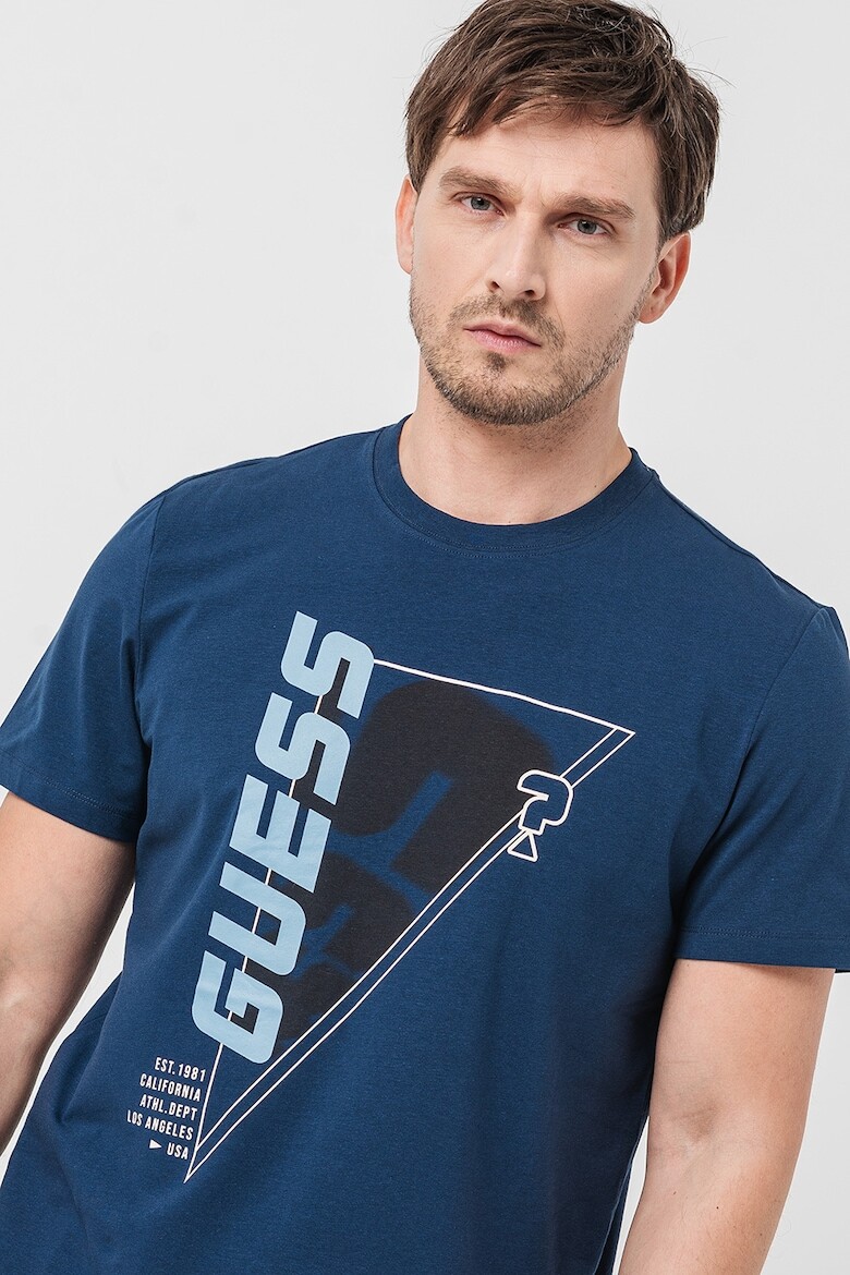 

Фитнес-Футболка с логотипом Guess, синий