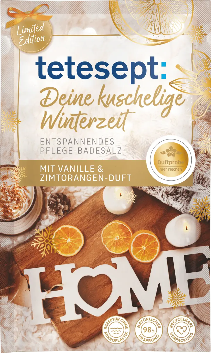 

Соль для ванн для уютной зимы 60г tetesept