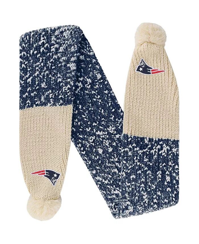 

Женский шарф New England Patriots с конфетти и помпоном Foco, синий