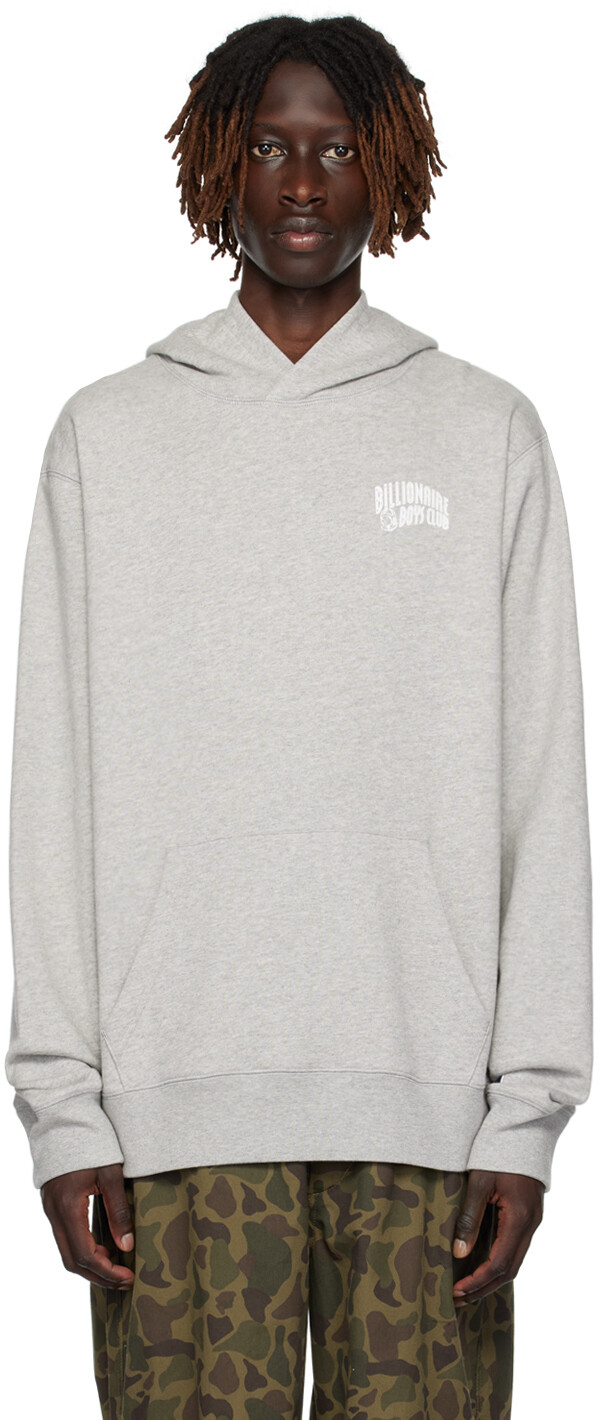 

Серый худи с принтом Billionaire Boys Club