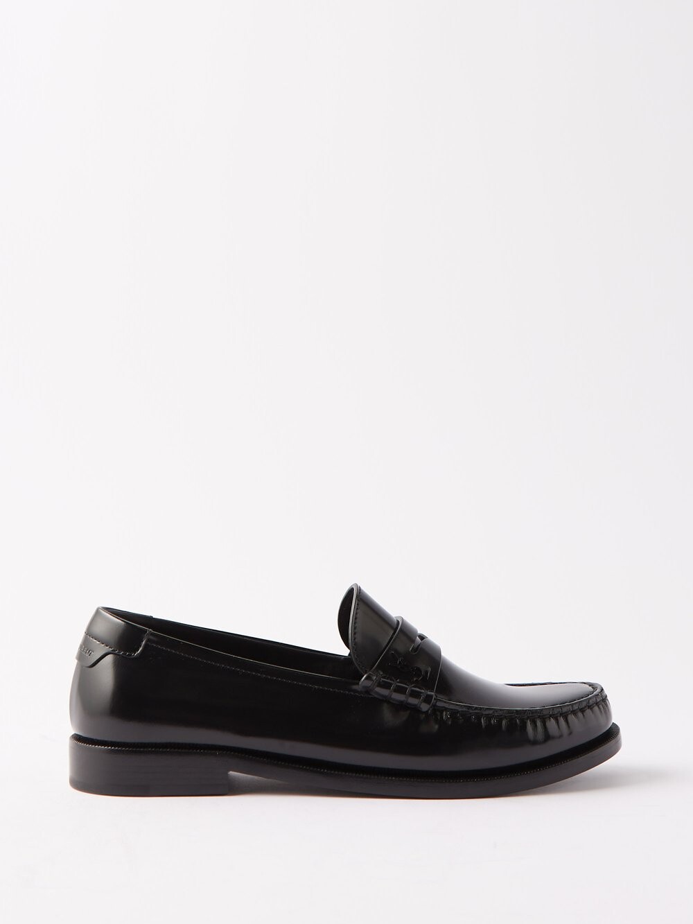

Кожаные пенни-лоферы le loafer Saint Laurent, черный