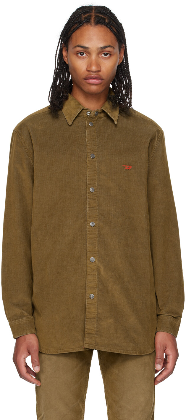 

Рубашка Diesel Tan D-Simply Over