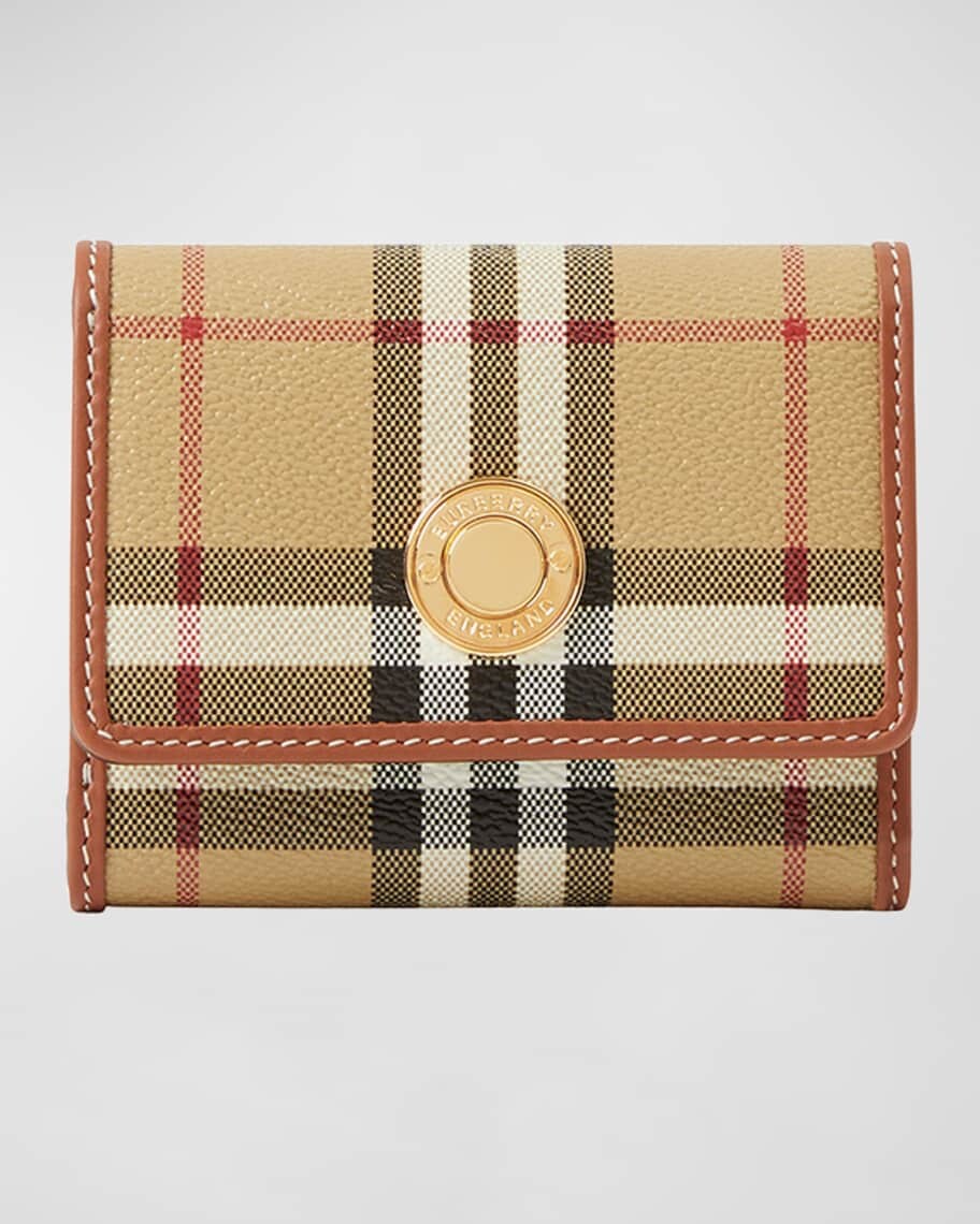 

Кошелек Lancaster Check Trifold Burberry