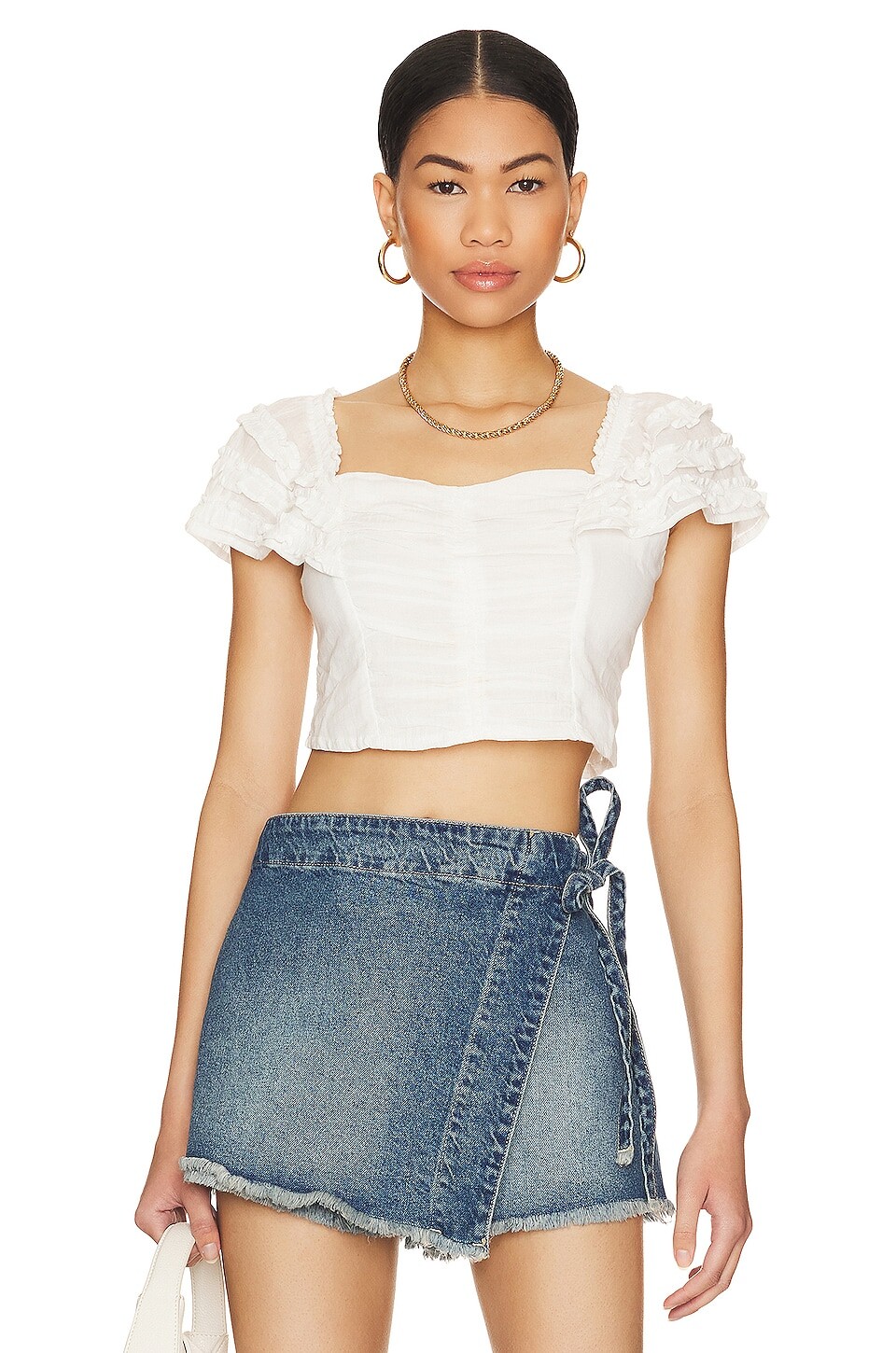 

Топ Free People Thank You Very Sweetly, белый