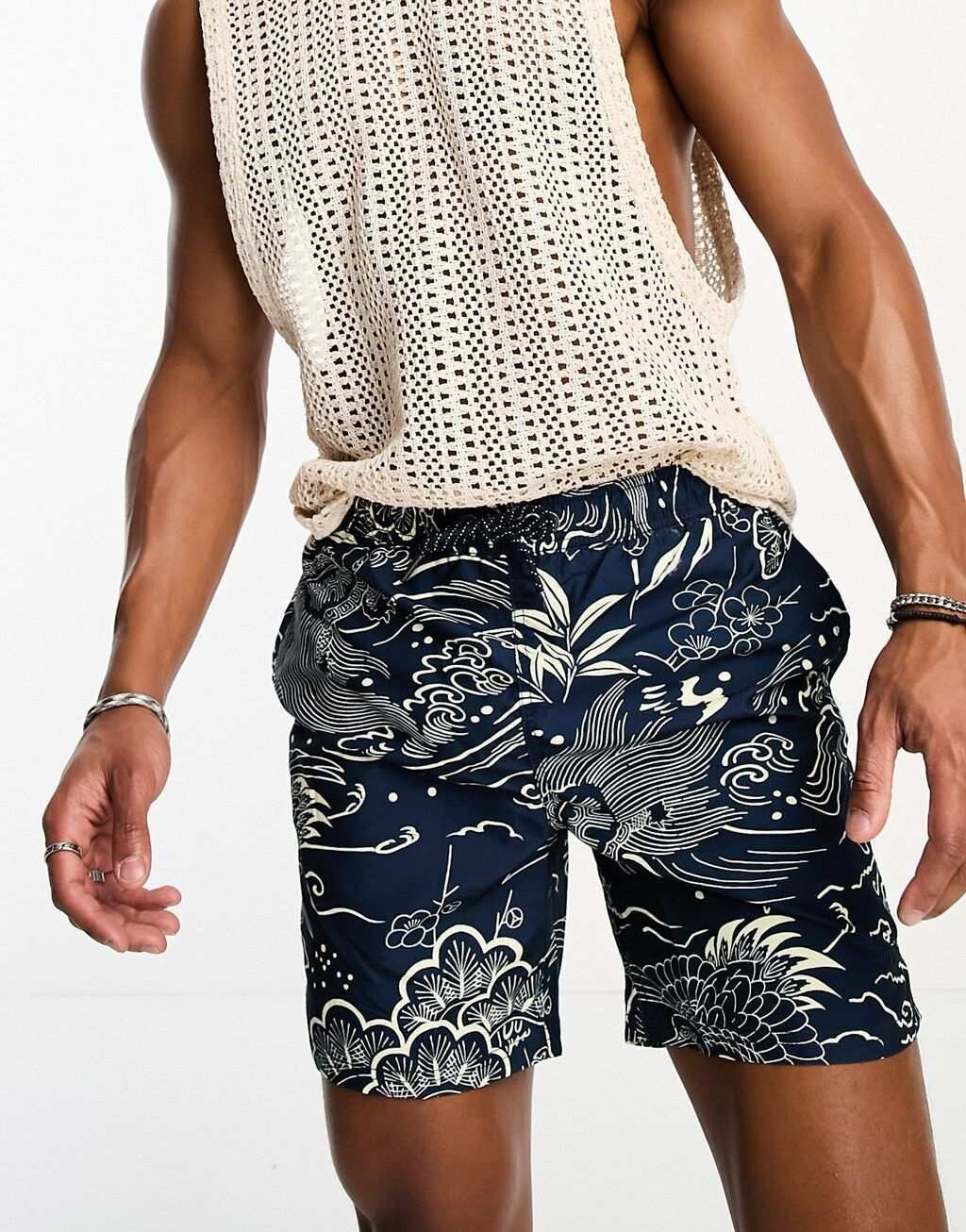

Разноцветные шорты для плавания в гавайском стиле Superdry Vintage - MULTI