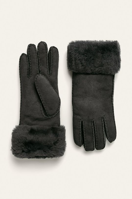 Эму Австралия - Кожаные перчатки Emu Australia, серый