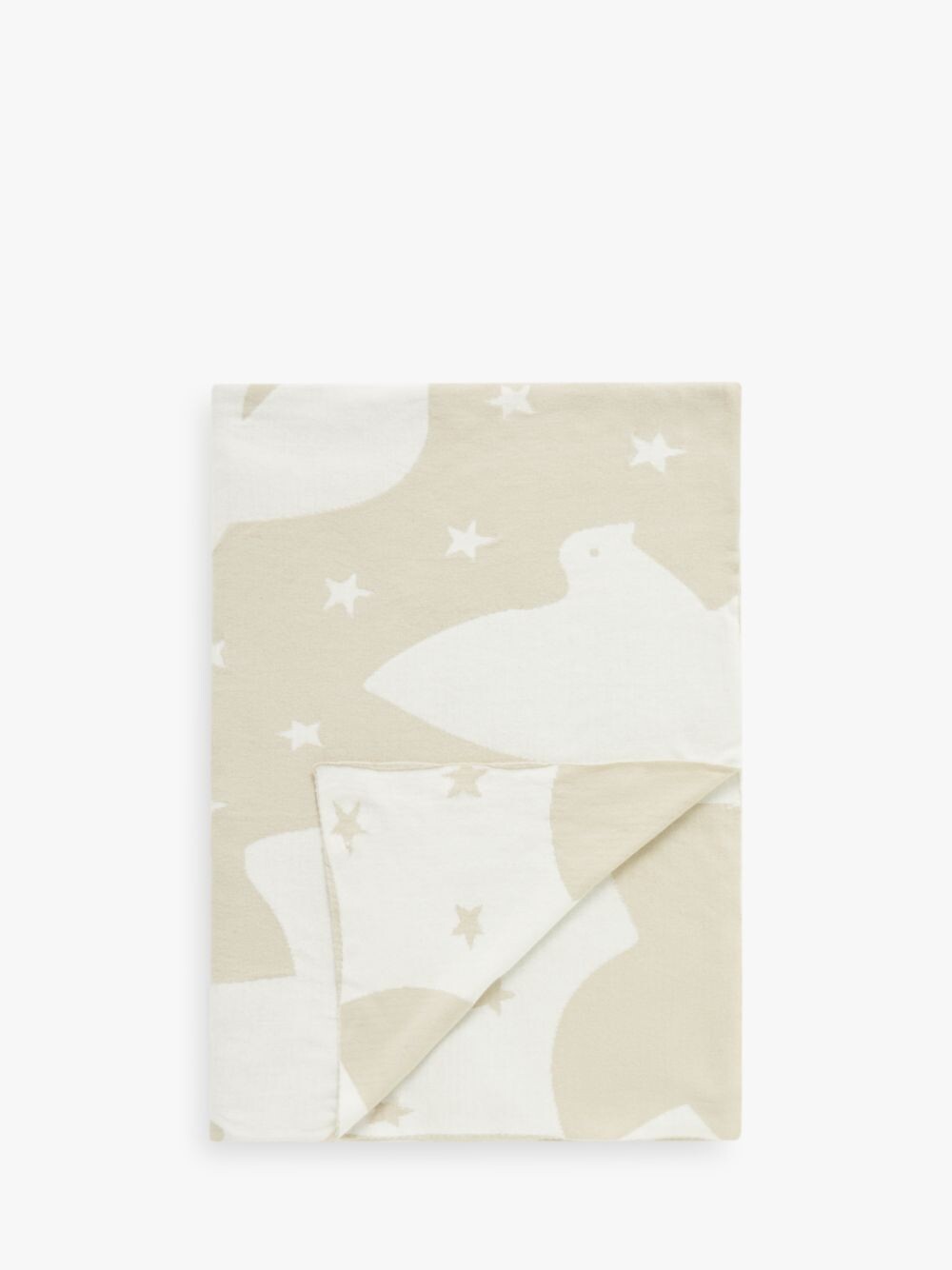 

Плед John Lewis Peace Birds, натуральный