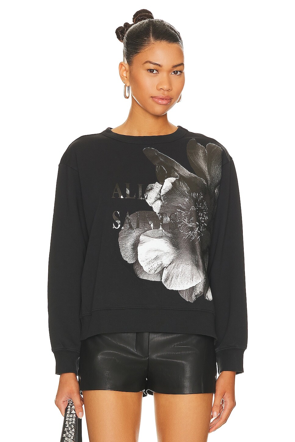 

Толстовка ALLSAINTS Presila Pippa, цвет Black & White