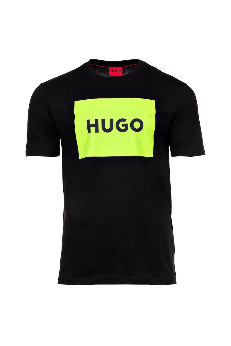 

Хлопковая футболка с логотипом Dulive Hugo, черный
